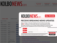 Tablet Screenshot of kolbonews.com